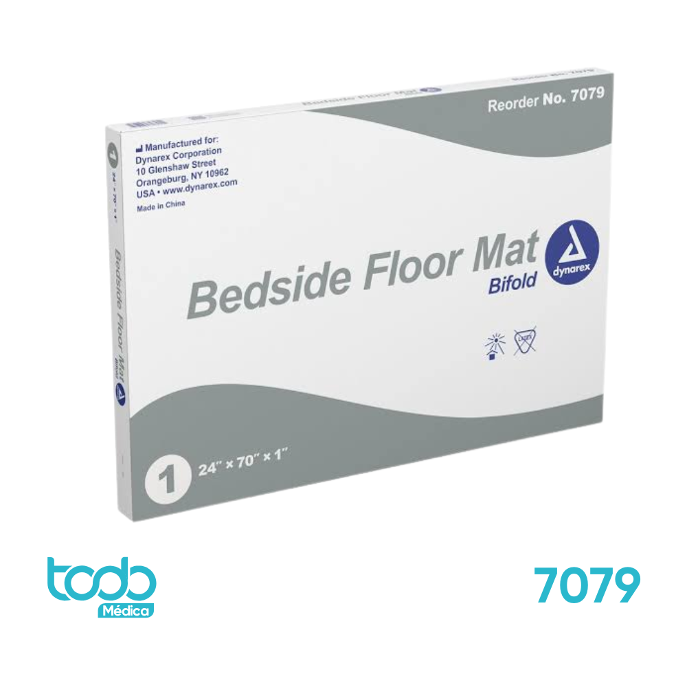 Tapete de Seguridad Plegable para Prevención de Caídas 24" × 71" × 1" – Gris