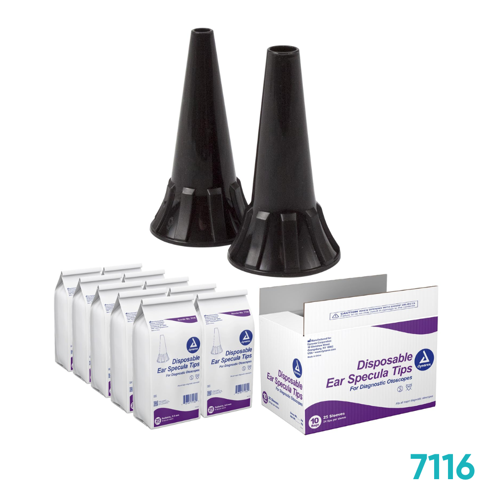 Espéculo Desechable para Oído 2.5 mm Pediátrico – Caja con 850 Unidades