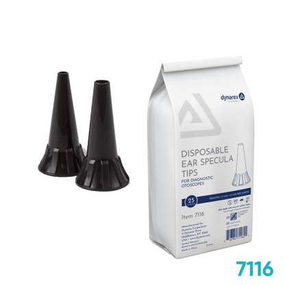 Espéculo Desechable para Oído 2.5 mm Pediátrico – Caja con 850 Unidades