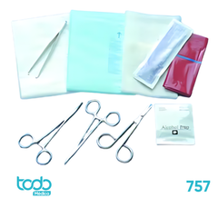 Bandeja para Sutura Facial Busse con Instrumentos