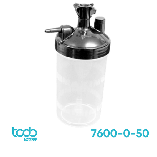 Humidificador de Oxígeno 6 PSI de 370 mL