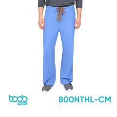 Pantalón Médico Medline PerforMAX® Celeste Reversible – Talla L