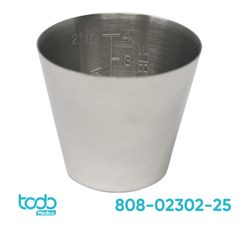 Copa Medicinal Avellanus de Acero Inoxidable 25cc