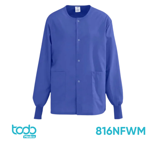 Jacket Médica Medline AngelStat Floreado Azul – Talla M