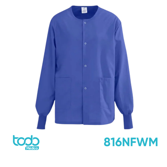 Jacket Médica Medline AngelStat Floreado Azul – Talla M