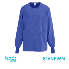 Jacket Médica Medline AngelStat Floreado Azul – Talla M