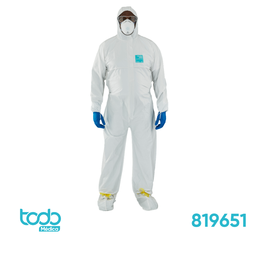 Traje de Protección Microguard 2000 TS Plus con Gorro y Calcetines – Talla M