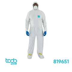 Traje de Protección Microguard 2000 TS Plus con Gorro y Calcetines – Talla M