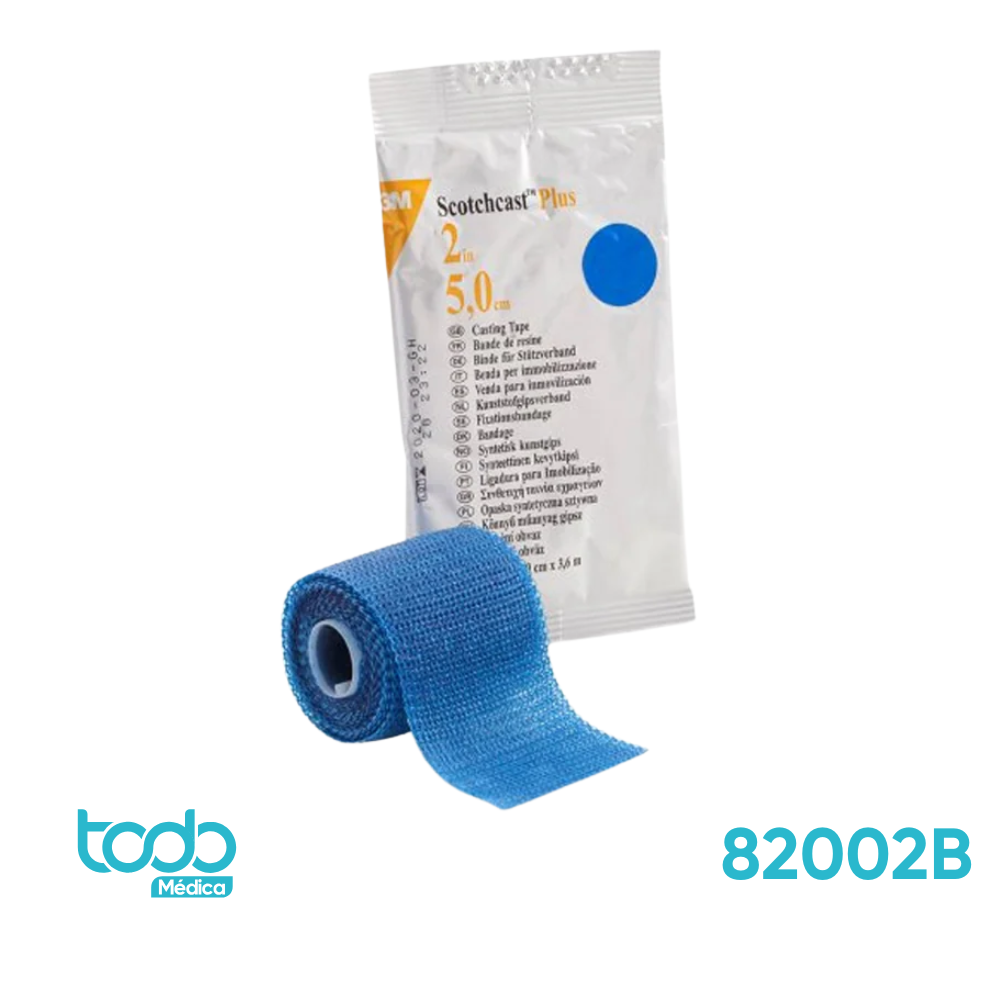 Venda de Yeso Azul 2"