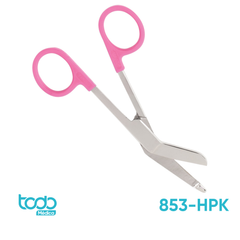 Tijera Prestige para Vendaje Acero Inox. Autoclavable Rosado 5.5