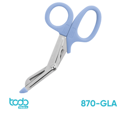 Tijera Prestige Multiuso Acero Inox. 420 Autoclavable Azul Claro 5.5