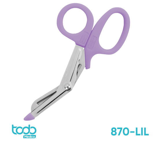 Tijera Prestige Multiuso Acero Inox. 420 Autoclavable Lila 5.5"