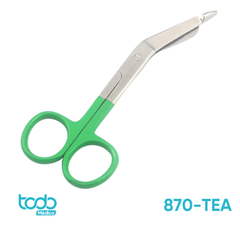 Tijera Prestige Multiuso Acero Inox. 420 Autoclavable Verde 5.5