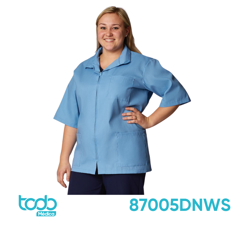 Gabacha con Zipper y Manga Corta - Talla S