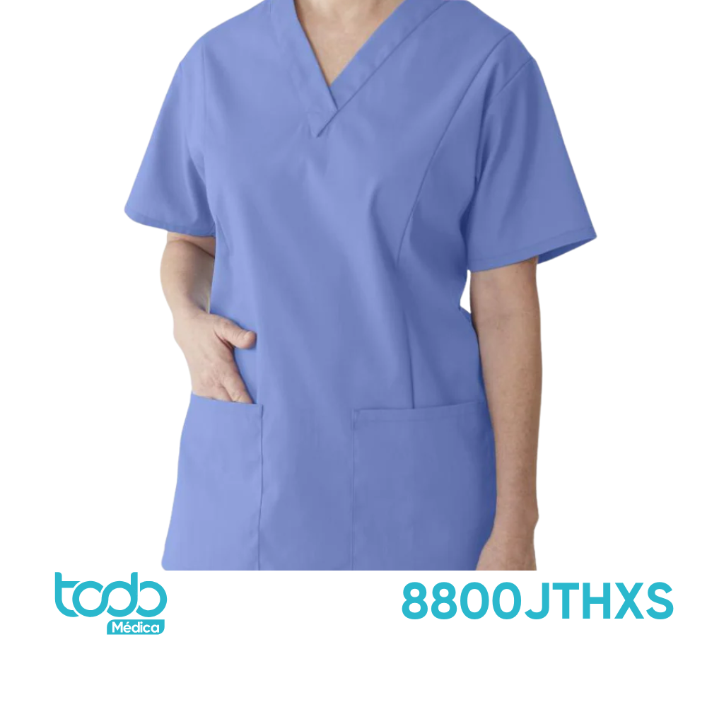 Camisa ComfortEase Celeste - Talla XS