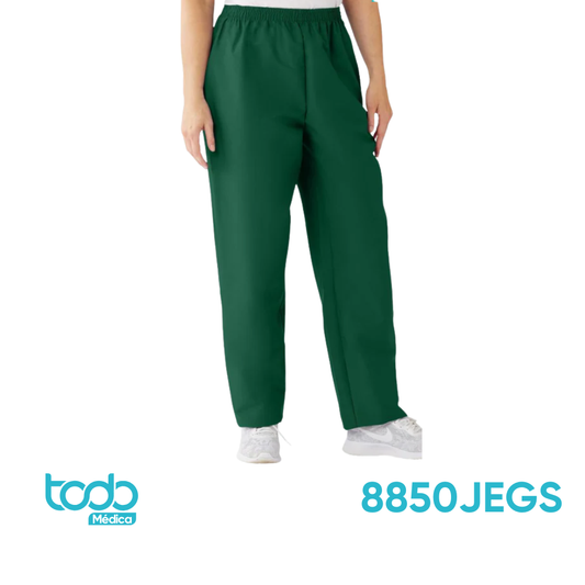 Pantalón Medline ComfortEase con Elástico – Verde – Talla S