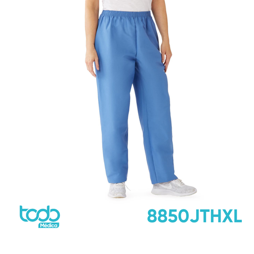 Pantalón Medline Comfortease con Elástico – Celeste – Talla XL