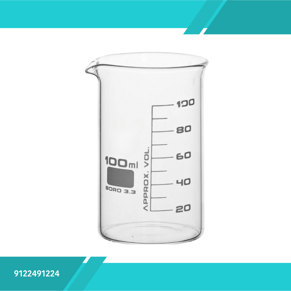 BEAKER BRAND BOROSILICATO CON GRADUACIONES 100ML