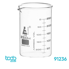 Beaker Brand Borosilicato C/Graduaciones 250ML