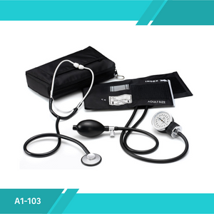 KIT ESFIGMOMANÓMETRO + ESTETOSCOPIO SENCILLO