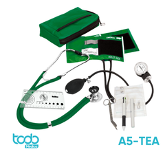 Kit Esfigmo/Estetos Prestige con Organizador y Regla Verde