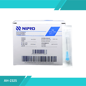 Aguja hipodérmica de 23X1