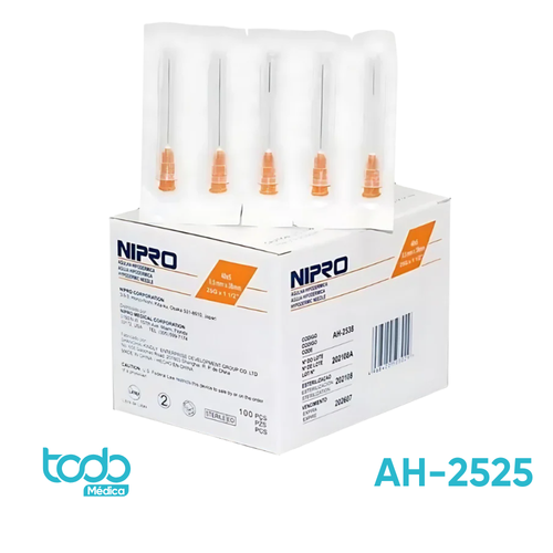 Aguja Hipodérmica – 25G x 1"