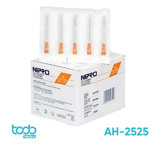 Aguja Hipodérmica – 25G x 1"