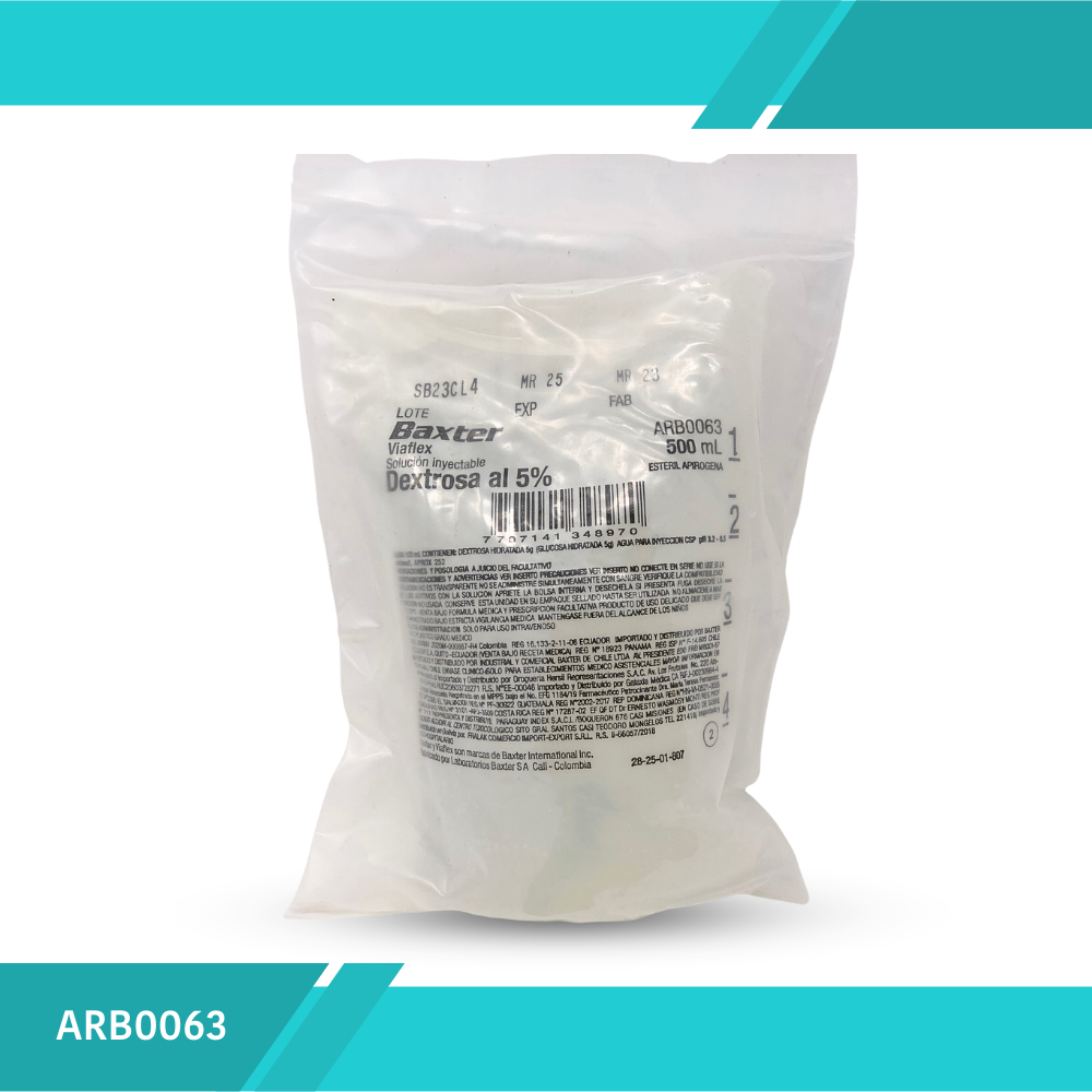 Dextrosa al  5% 500ML
