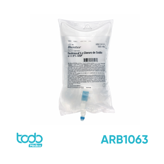SUERO MIXTO BAXTER 500 ml – Solución Intravenosa Estéril