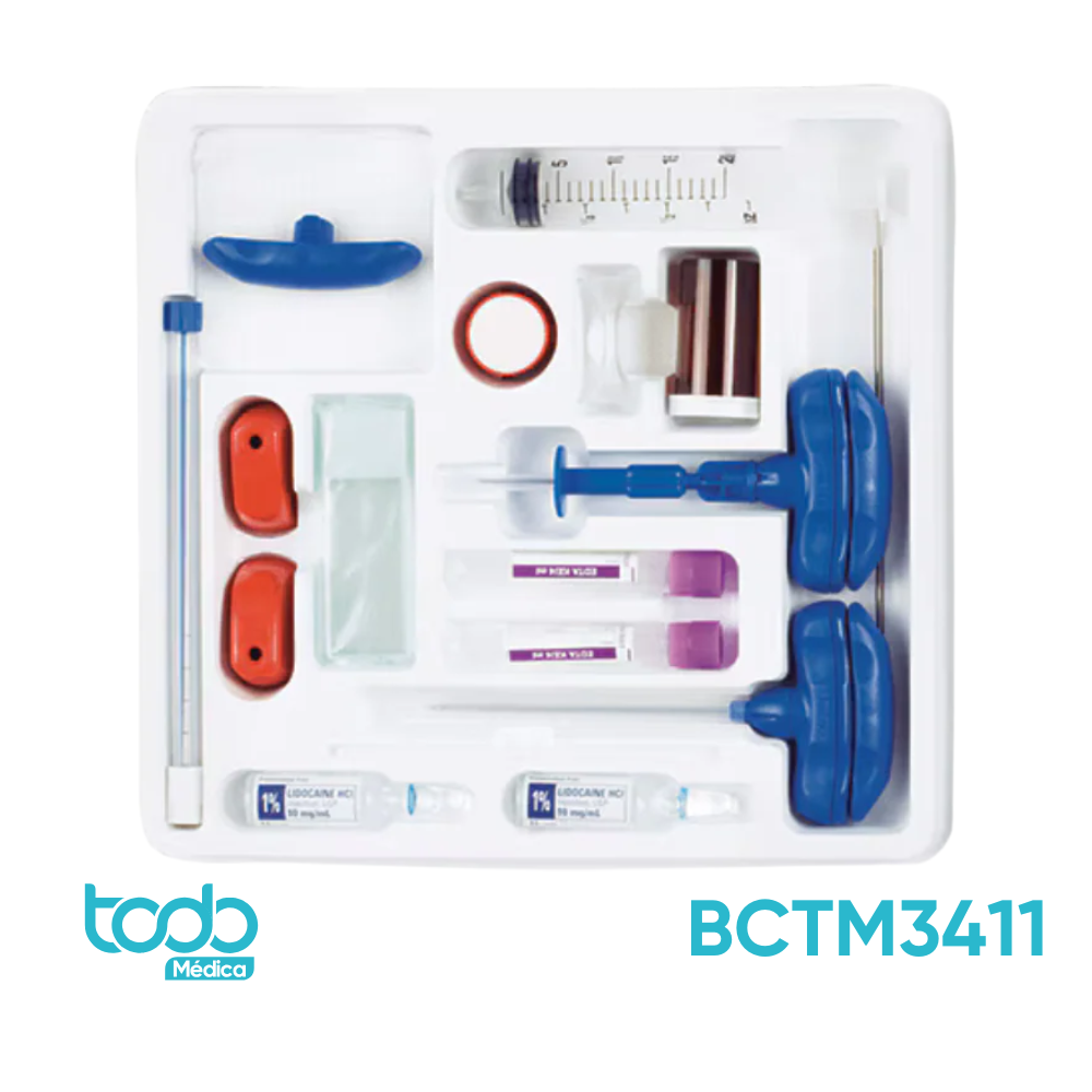 Bandeja de Biopsia/Aspiración con Cánula de 11GX4"