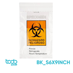 Bolsa de Transporte BK Tipo Zip Lock 6x9