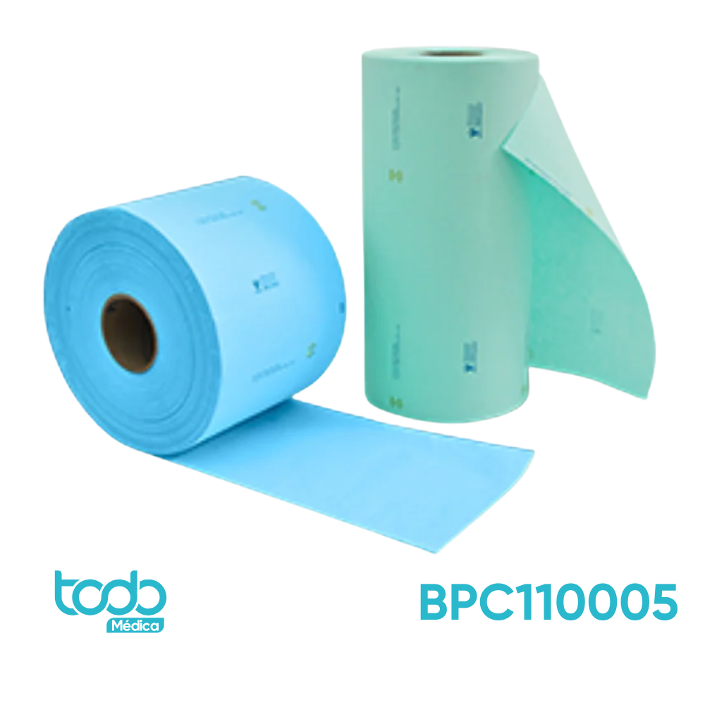 Papel Crepado EEE Verde – Bobina 110x5K