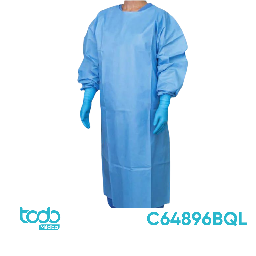 Bata Quimioterapia Soft Touch Impermeable Talla L – Paquete x10