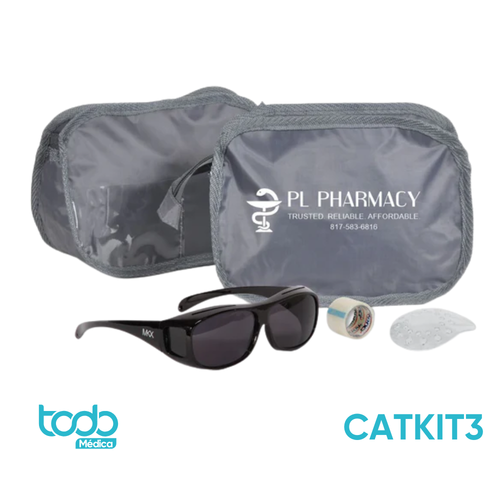 Kit Oftálmico Medi-Kit con Lentes y Protector Ocular