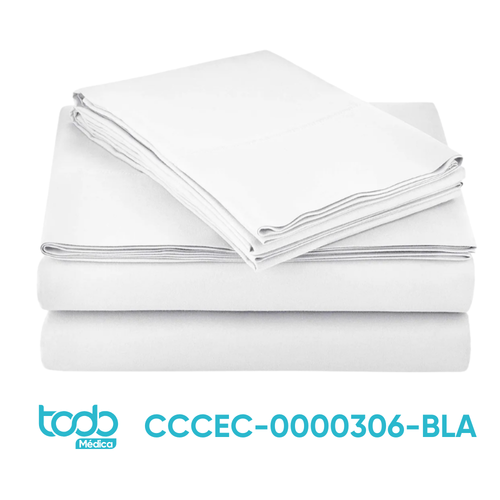 Sábana Resortada Promycare Blanca 200x90CM PKT10