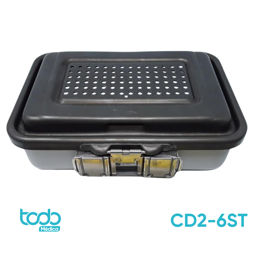 Contenedor BD Genesis Sterrad Mediano Fondo Perforado 48.8X31.4X15.4CM