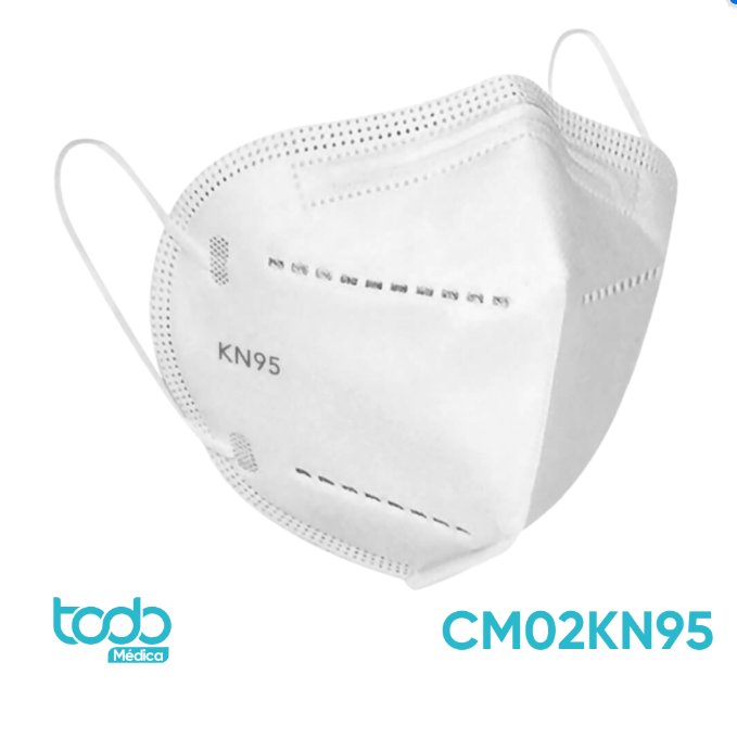 Mascarilla Plegable CK Tech KN95 Blanca – Paquete con 1 Unidad