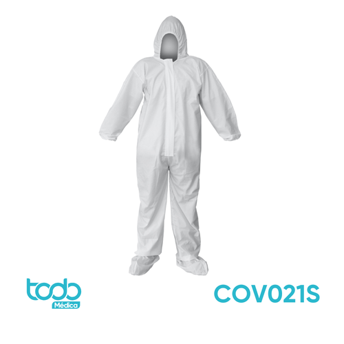 Traje de Protección Soft Touch Impermeable con Gorro – Talla S