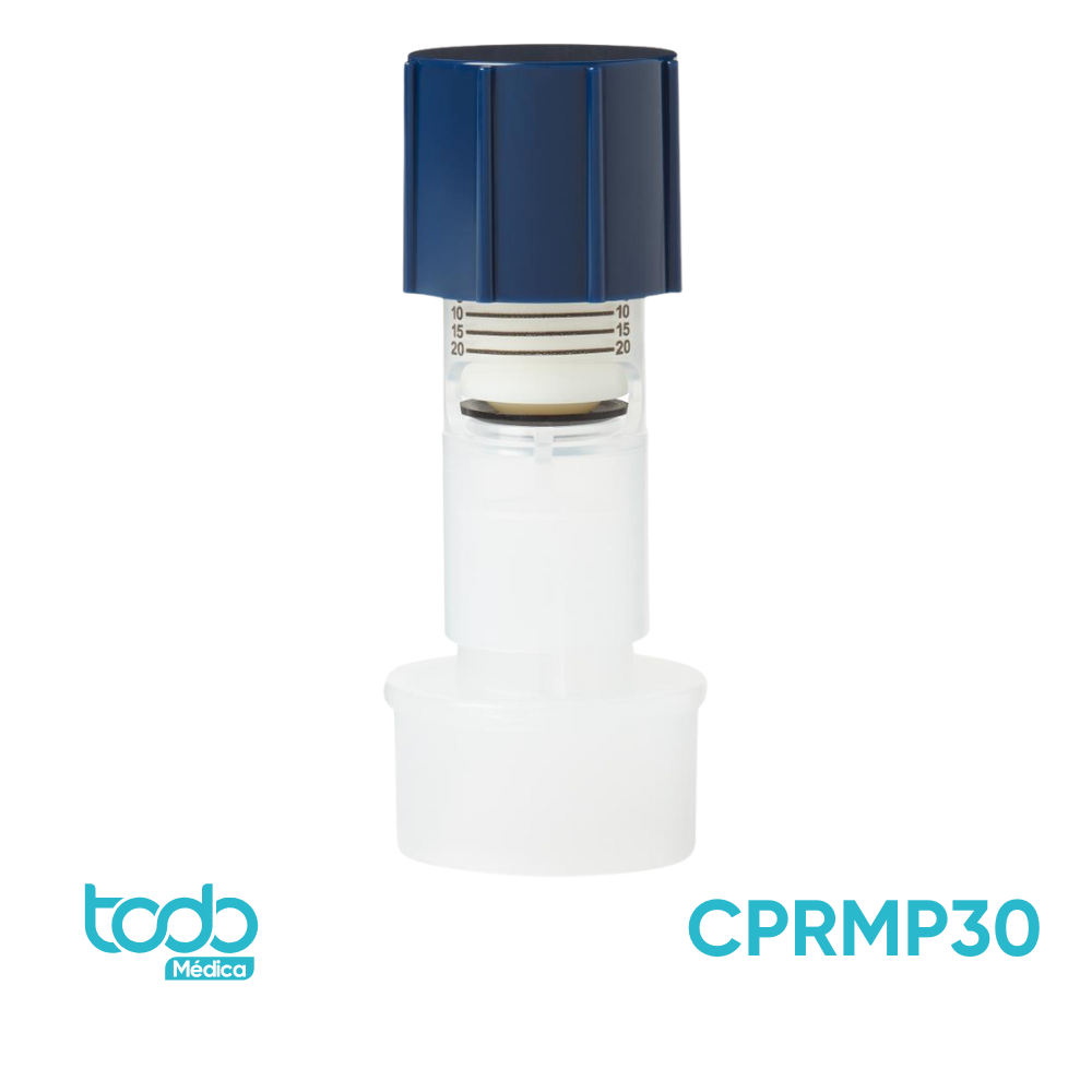 Válvula PEEP para Adulto de 30 mm – Color Azul Claro
