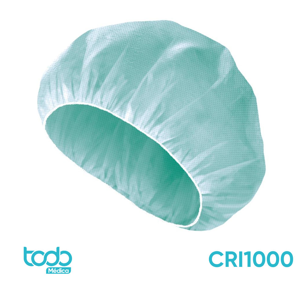 Gorro Bouffant para Enfermera – Verde – 21"