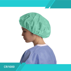 Gorro para enfermera verde