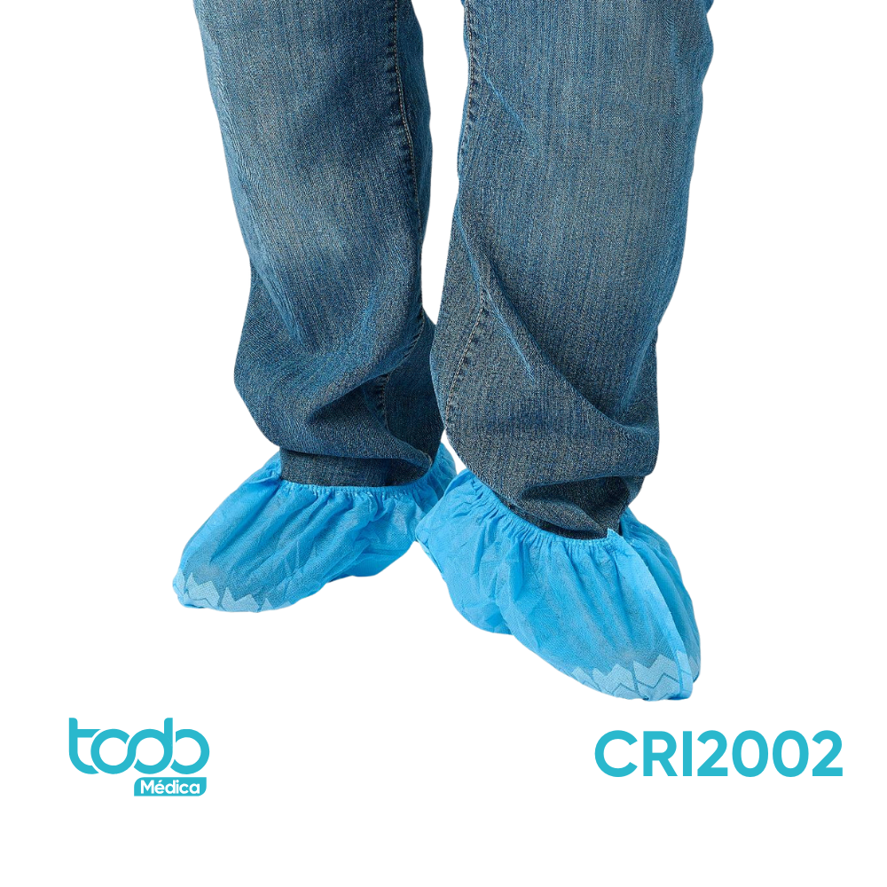 Cubrezapatos Medline Antideslizantes – Talla L, Caja con 100 unidades