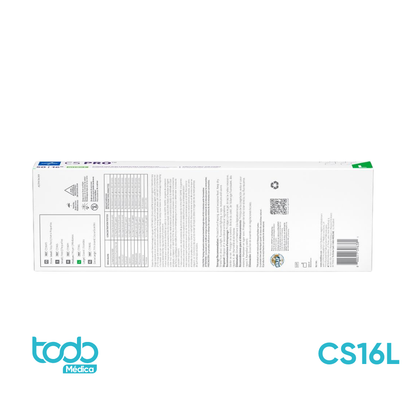 Guante de Nitrilo CS Pro Largo 16" – Talla L – Color Azul