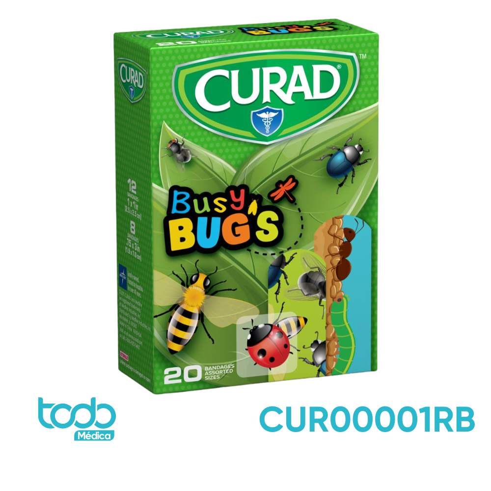 Curita Curad Diseño de Mariquita – Caja con 20 Unidades