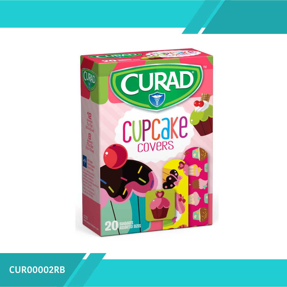 Curitas con Diseño de Cupcake