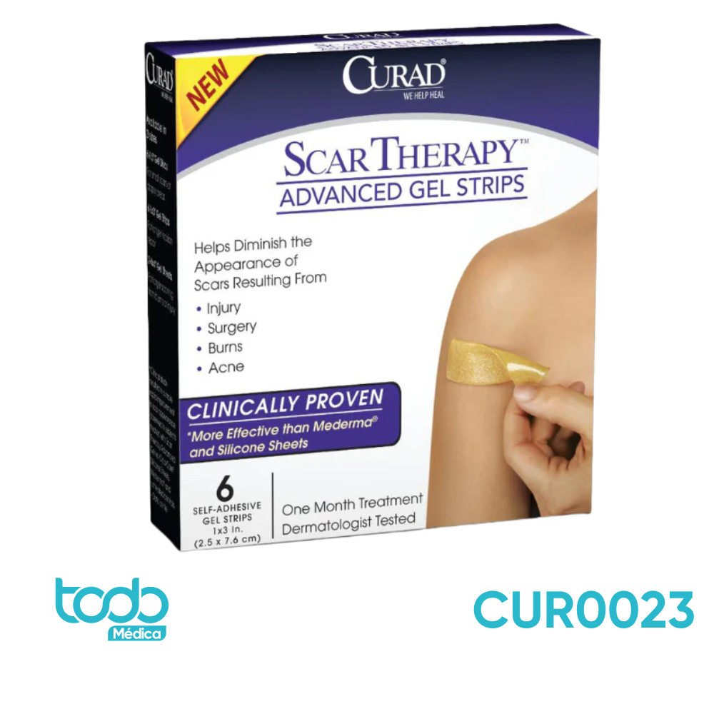 Apósito de Silicón Curad con Vitaminas A, E y Omega-6 –