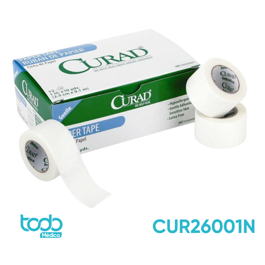 Micropore Curad Blanco 1" – Blister con 24 Unidades
