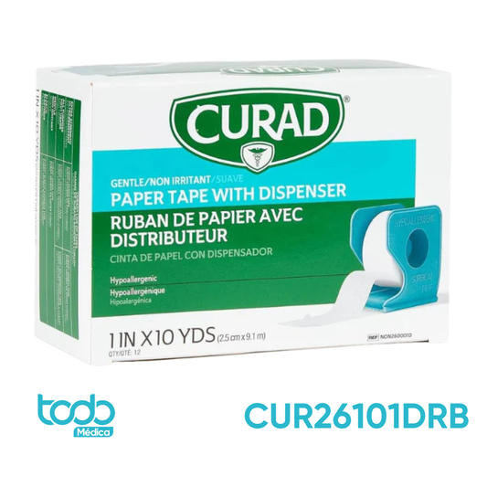 Esparadrapo Curad con Dispensador 1" Blister x2