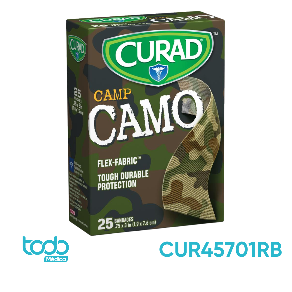 Curita Curad Camuflada Verde CJ25